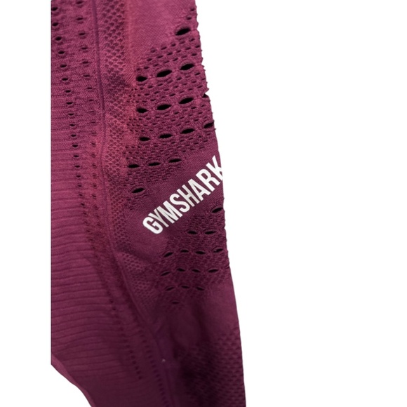 Gymshark Dry Moisture Management Perforated leggings Size XS Purple - Picture 3 of 7
